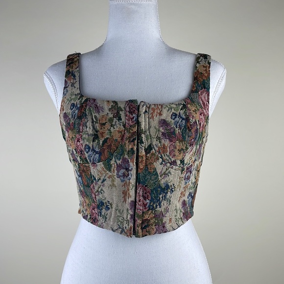 wild fable Tops Nwot Target Wild Fable Floral Corset Top